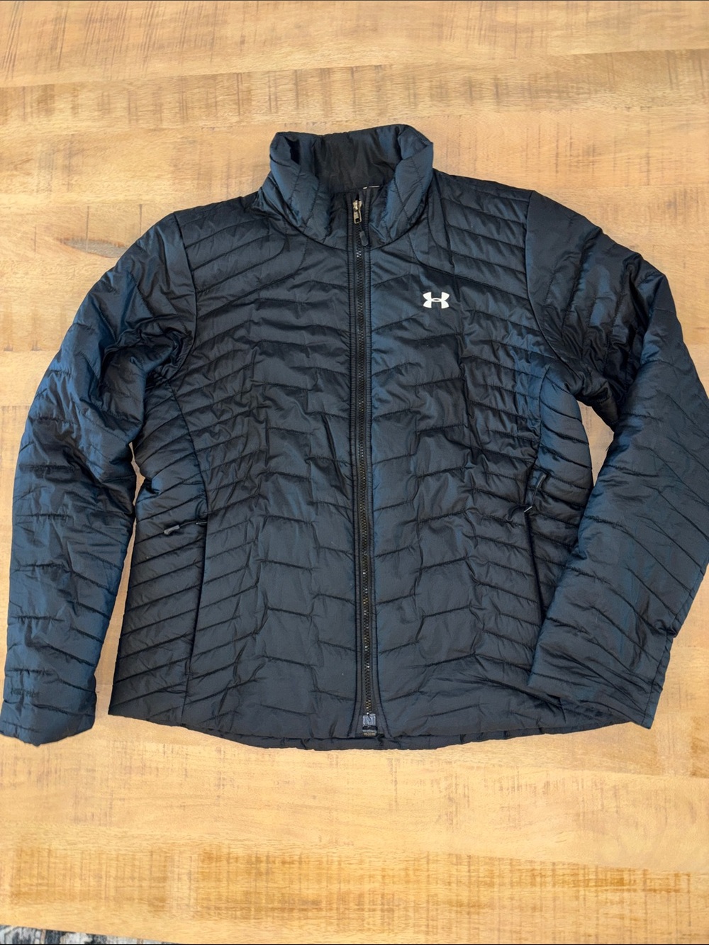 Under Armour Women’s Insulated ColdGear Jacket Coat XL Black Great Condition!